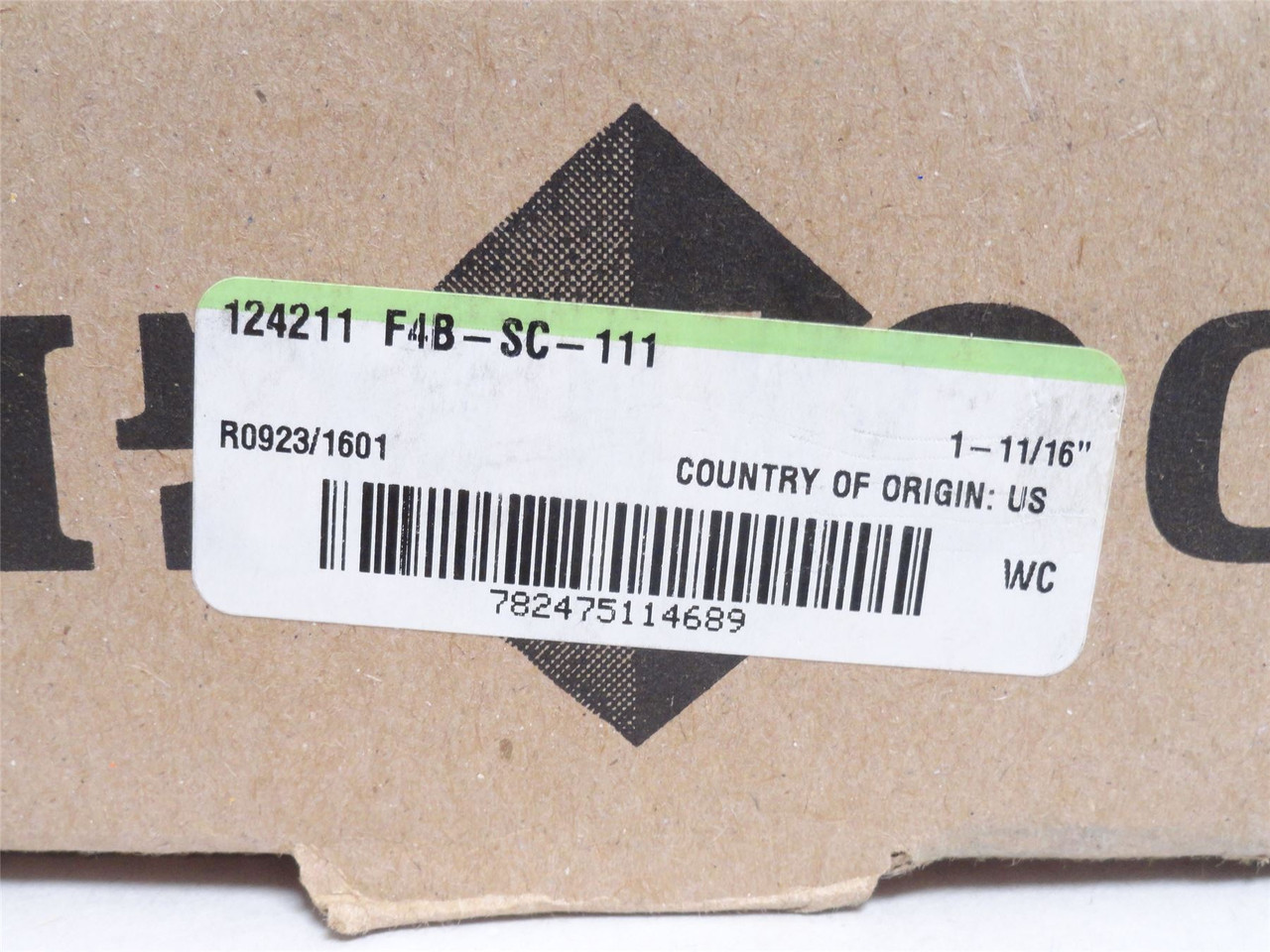 Dodge F4B-SC-111; Flange Bearing; 1-11/16"ID; 4-Bolt Mount