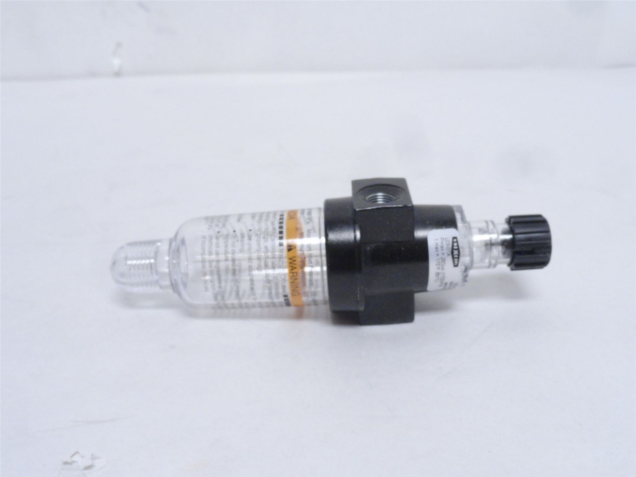 Dixon L03-01A; Mini Lubricator W/Glass Bowl; 1/8NPT; 20 SCFM