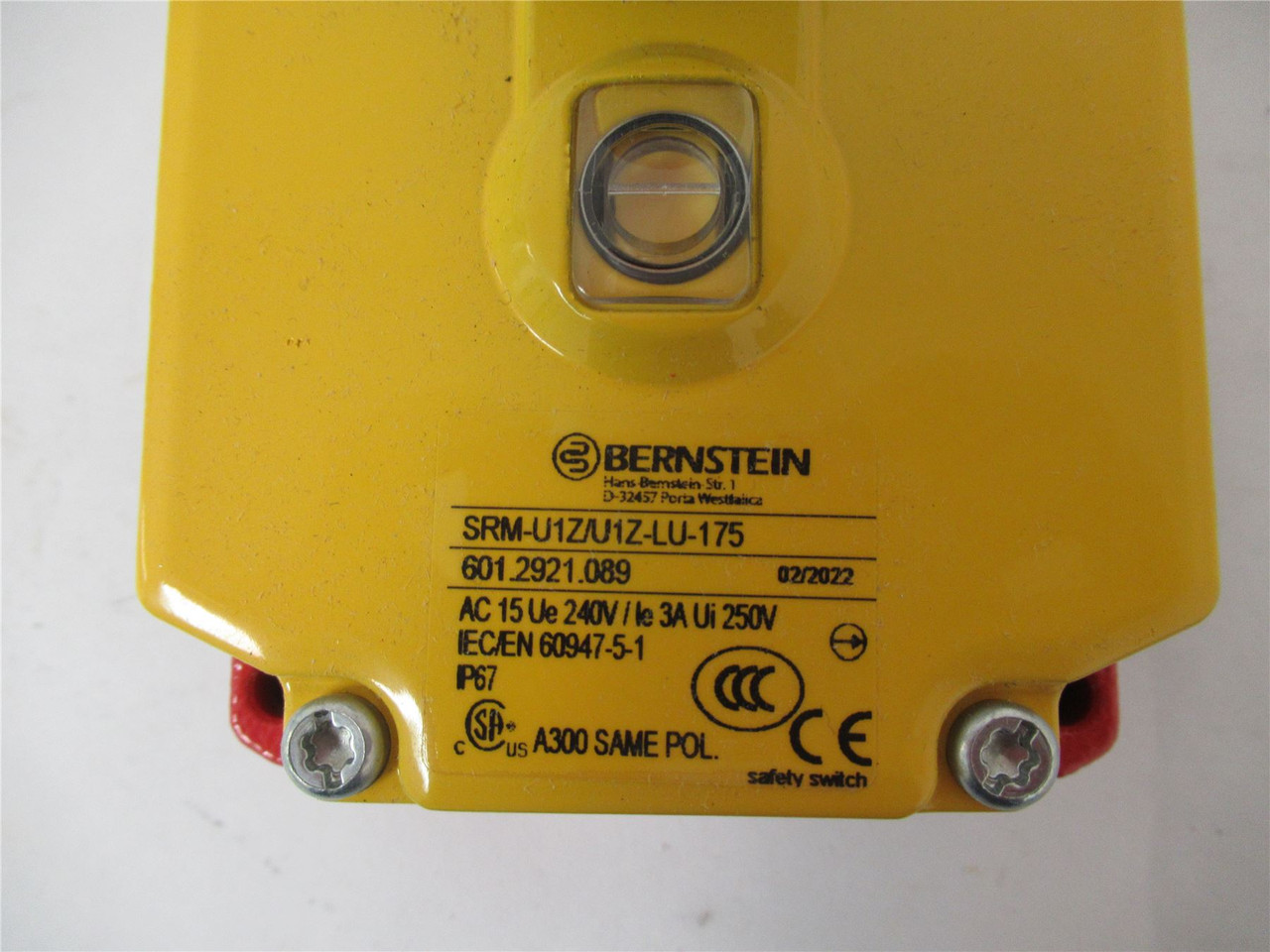 Bernstein 6012921089; Safety Rope Pull Switch 240V
