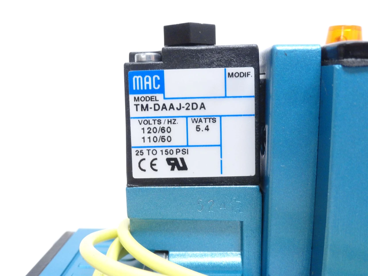 MAC 82A-AC-CKA-TM-DAA2-2DA; Solenoid Valve 25-150PSI 110/120V