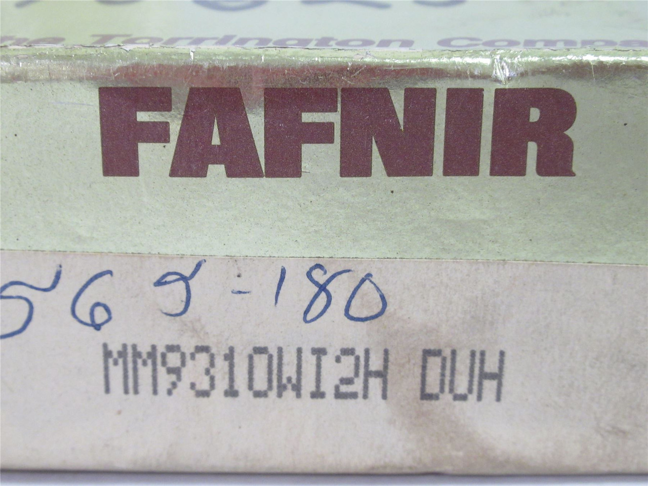 Fafnir MM9310WI2H DUH; Lot-2 Ball Screw Bearing; 1 1/2"ID