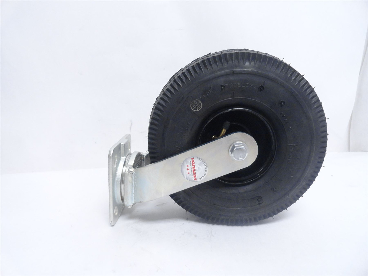 Hamilton S-7110-PRB; Pneumatic Swivel Caster 10"; 4-Bolt