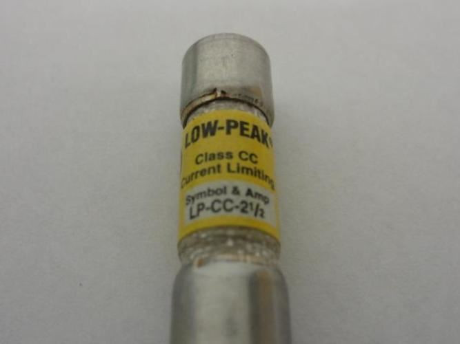 Bussmann LP-CC-2-1/2; FUSE; 2.5A; 600V; TIME DELAY