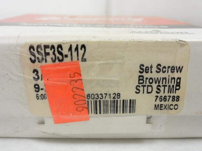 Browning SSF3S-112; Light Duty Flange Bearing 3-Bolt 3/4"ID