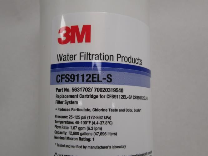 3M 5631702; Replacement Filter; 1 Micron; 1.67gpm