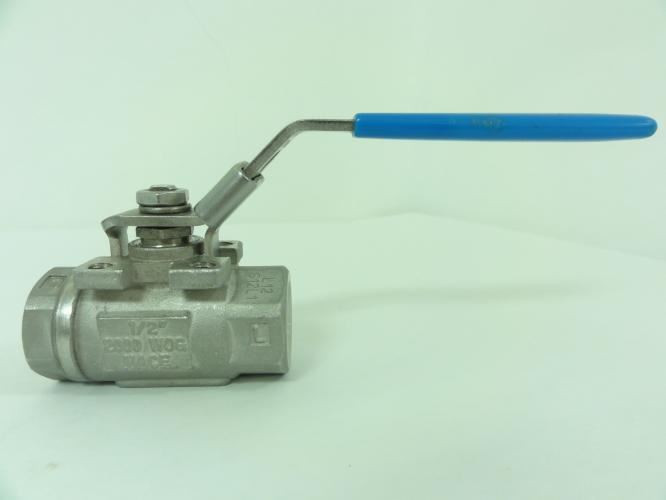 Industry-STD 20K944; SS Ball Valve 1/2"NPT; 2-Piece