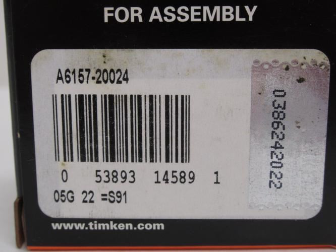 Timken A6157; Tapered Roller Bearing Cup; 1.574" OD