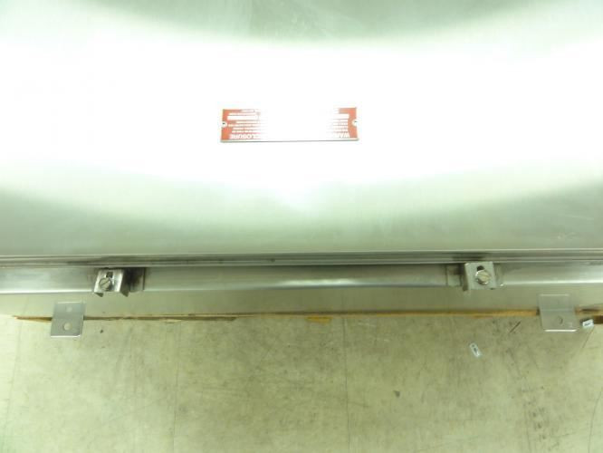 Hoffman A48H3610SS6LP; Stainless Steel Enclosure 48"X36"X10"