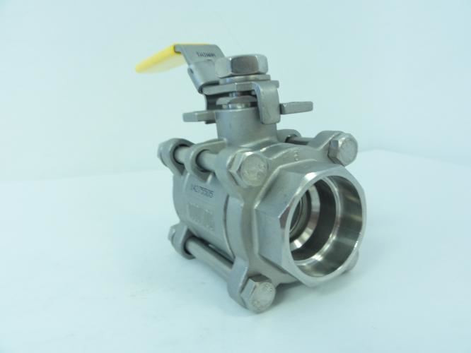 Industry-STD 3CFW6; Ball Valve 3-Piece; 1-1/4" Socket Weld