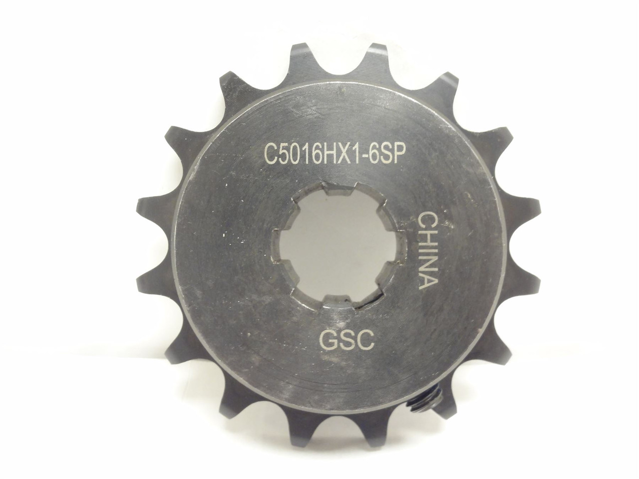 GSC C5016HX1-6SP; Chain Coupler Hub #50; 16 Hardened Teeth
