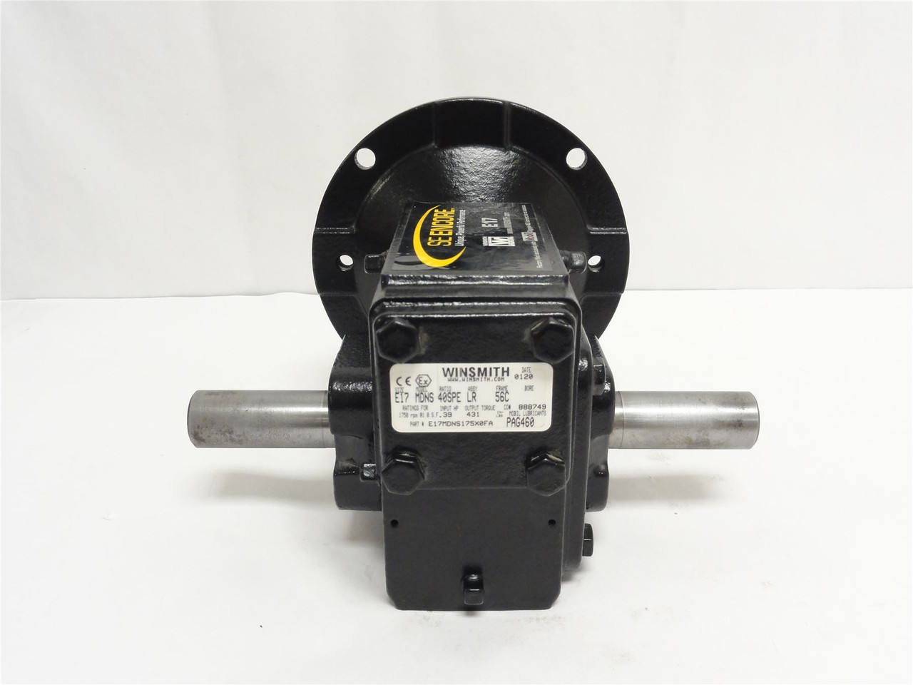 Winsmith E17MDNS175X0FA; Gear Reducer; 40:1 Ratio; RA; 0.39HP