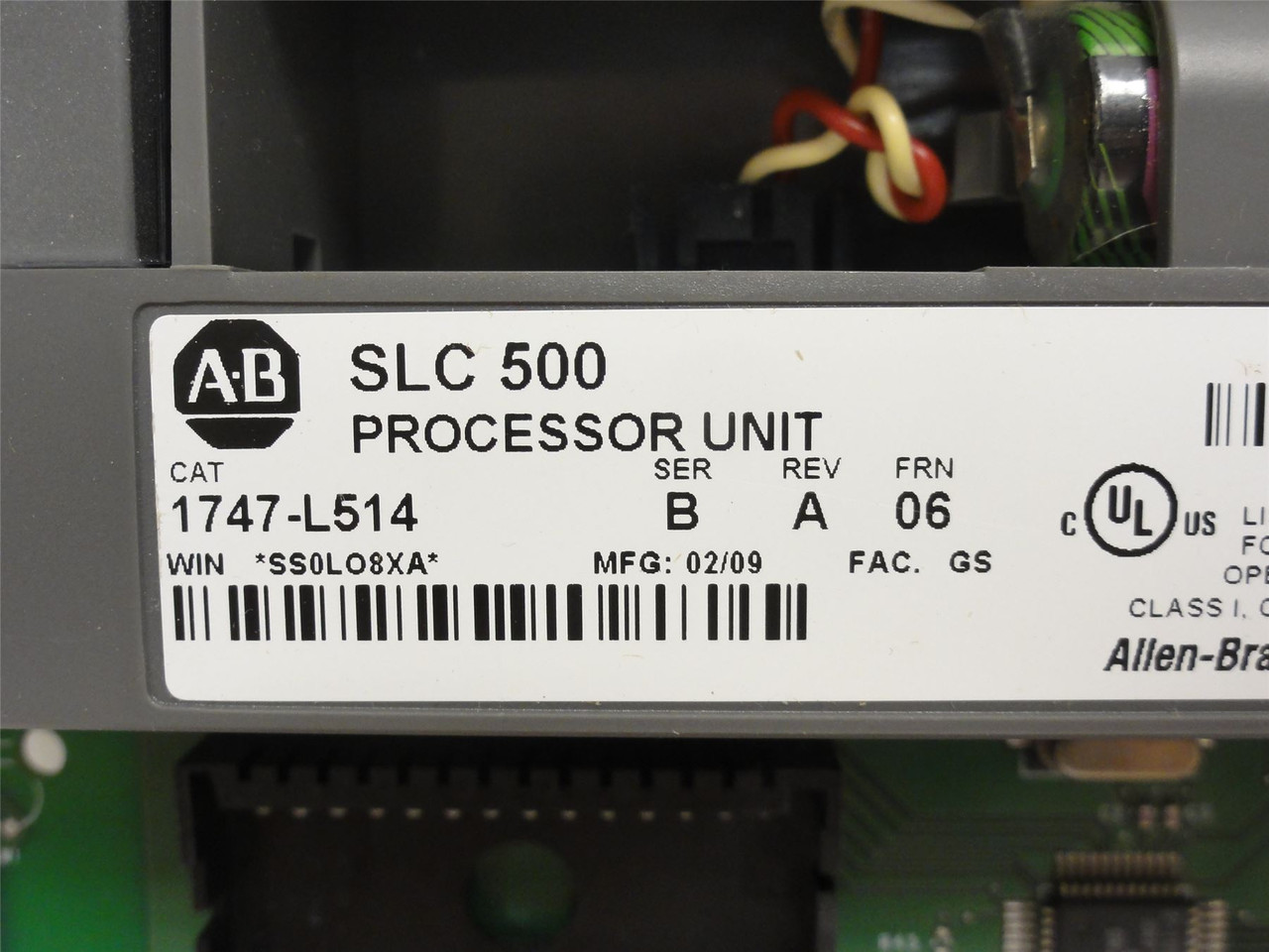 Allen-Bradley 1747-L514; Processor Unit; 24VDC; 4K Memory