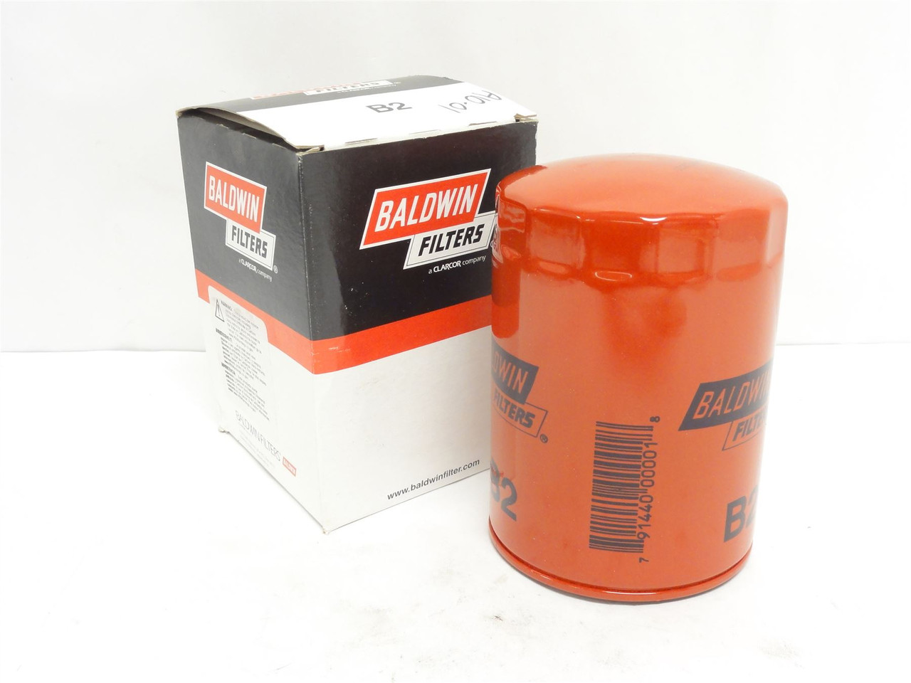 Baldwin B2; Full-Flow Lube Spin-on Filter; 5-13/32" Long