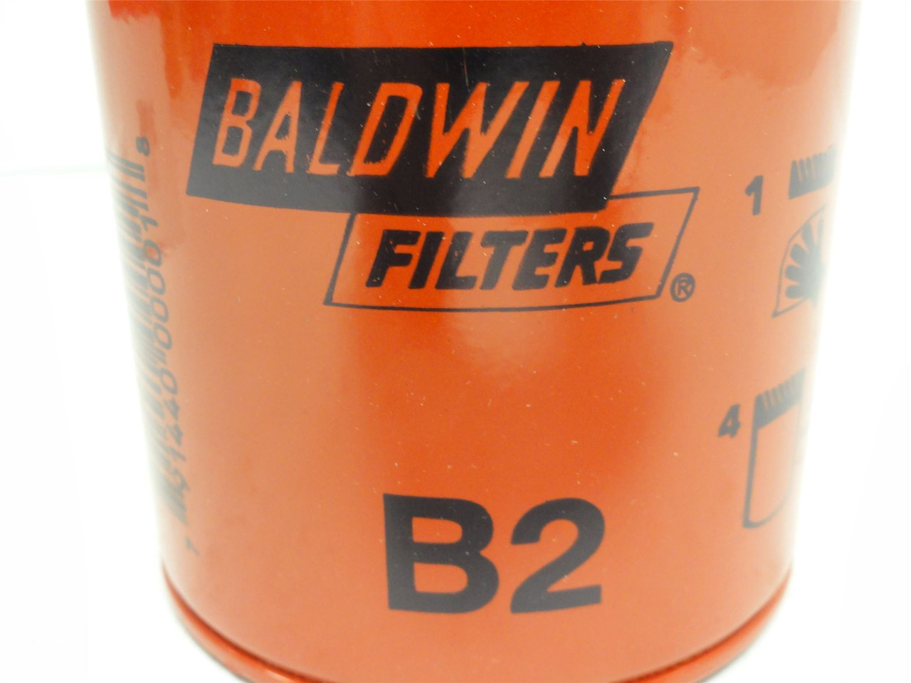 Baldwin B2; Full-Flow Lube Spin-on Filter; 5-13/32" Long