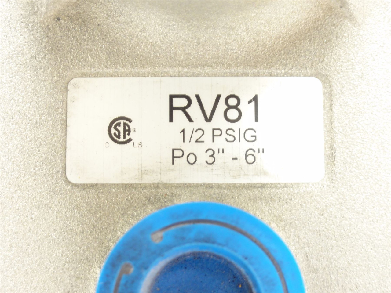 Maxitrol RV81; Gas Regulator; Straight-Thru-Flow 1-1/2NPT