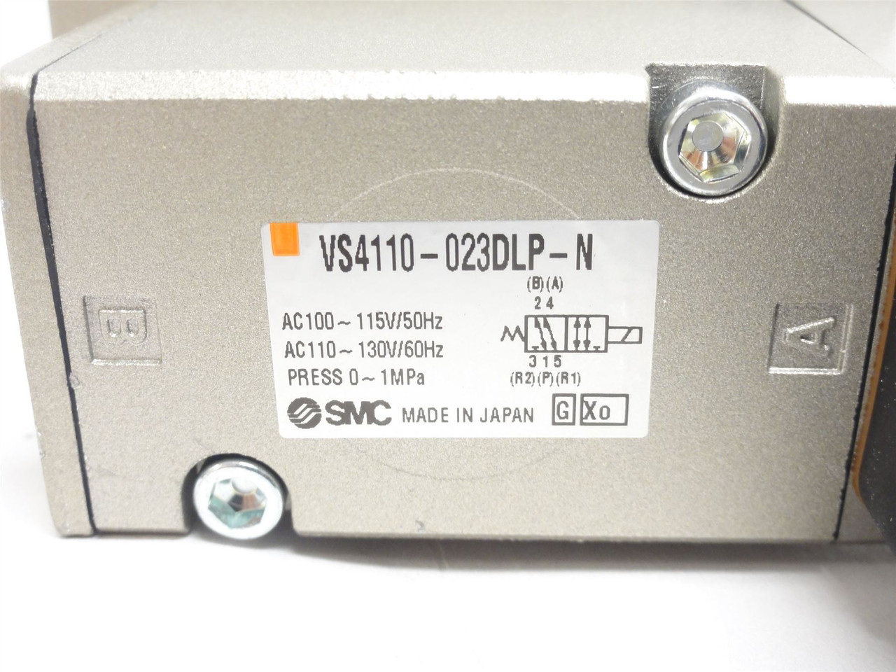 SMC VS4110-023DLP-N; Solenoid Valve 1MPa; 110-130VAC
