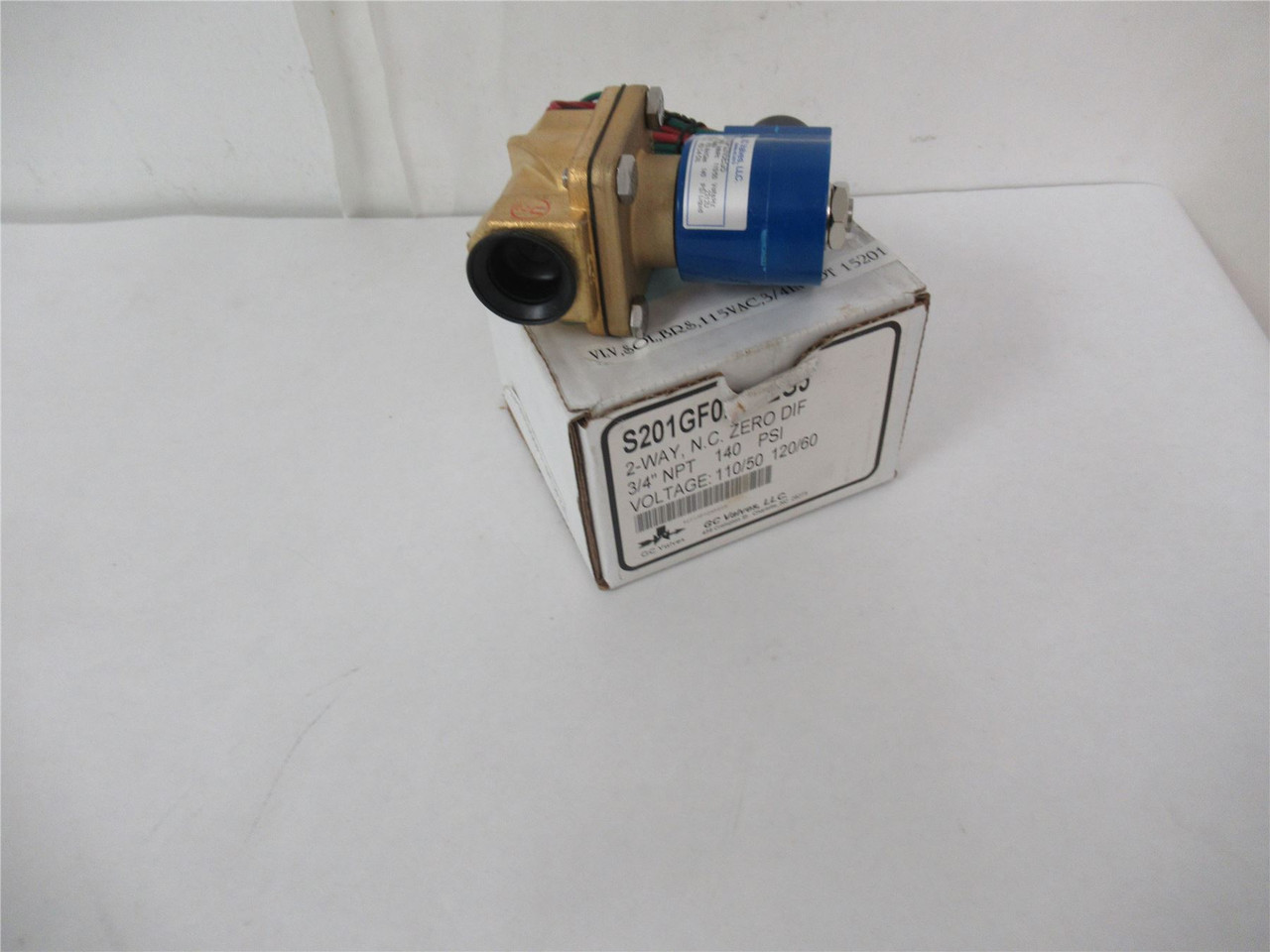 GC Valves S201GF02N5EG5; Solenoid Valve 2-Way NC 3/4" 120VAC