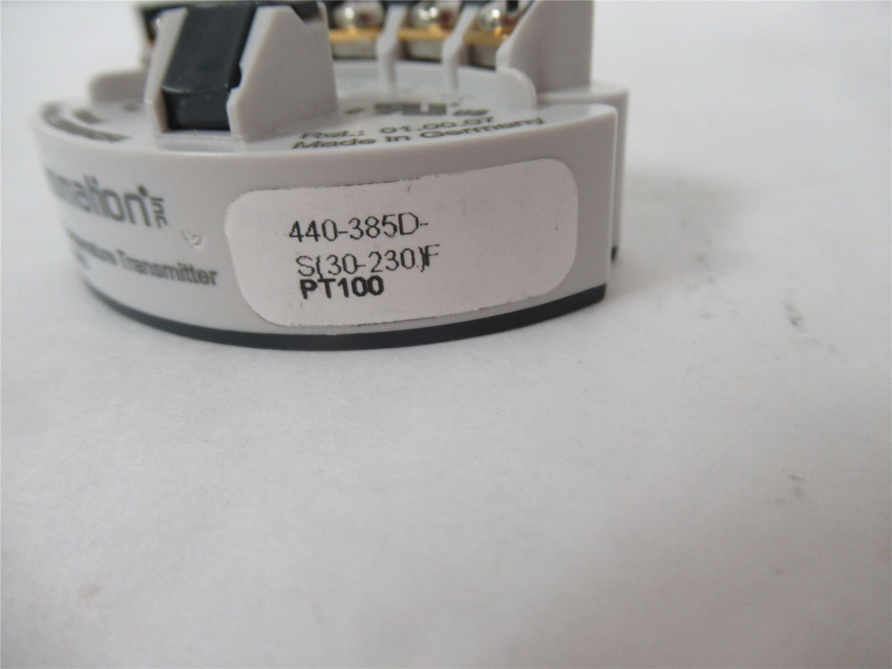 Pyromation 440-385D S(30-230)F; Temperature Transmitter