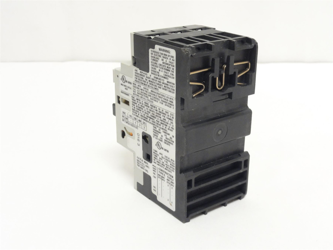Allen-Bradley 140M-C2E-B40; Manual Starter 2.5-4A; 3P; 600V