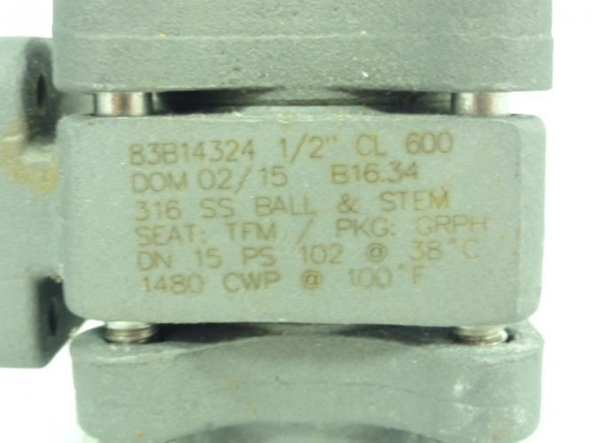 Apollo 83B-143-24; Ball Valve 1/2"NPT; 600lb