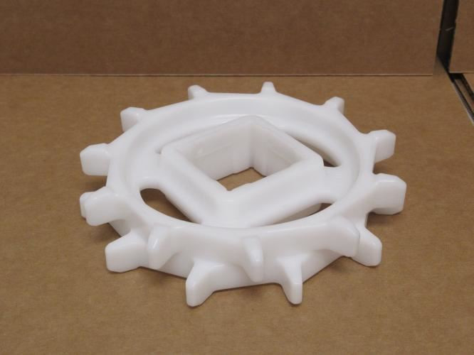 Intralox S3E4G5CQE7NG; Conveyor Sprocket; 1.5" Sq Bore; S2200