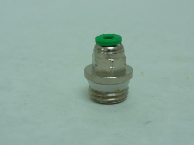 Numatics INW103-108-021; Lot-6 Straight Connector 1/8" x 1/4 NPT
