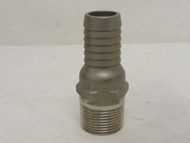 Industry-Std 3LZ84; Combo Barb to NPT ; SS-316; Size: 1"
