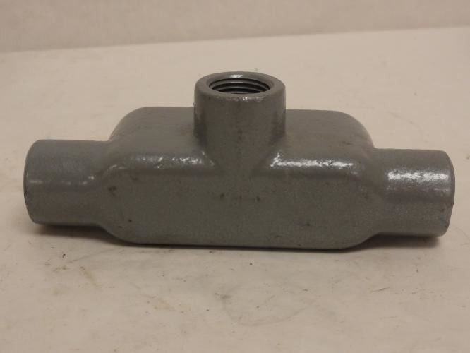 Killark OT-1M; Duraloy Conduit Outlet Body; 1/2 FNPT; T-Style