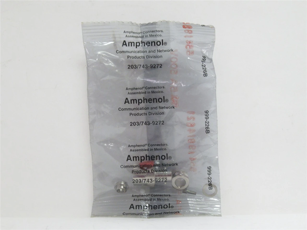 Amphenol 999-226B; Male To BNC Female Connector