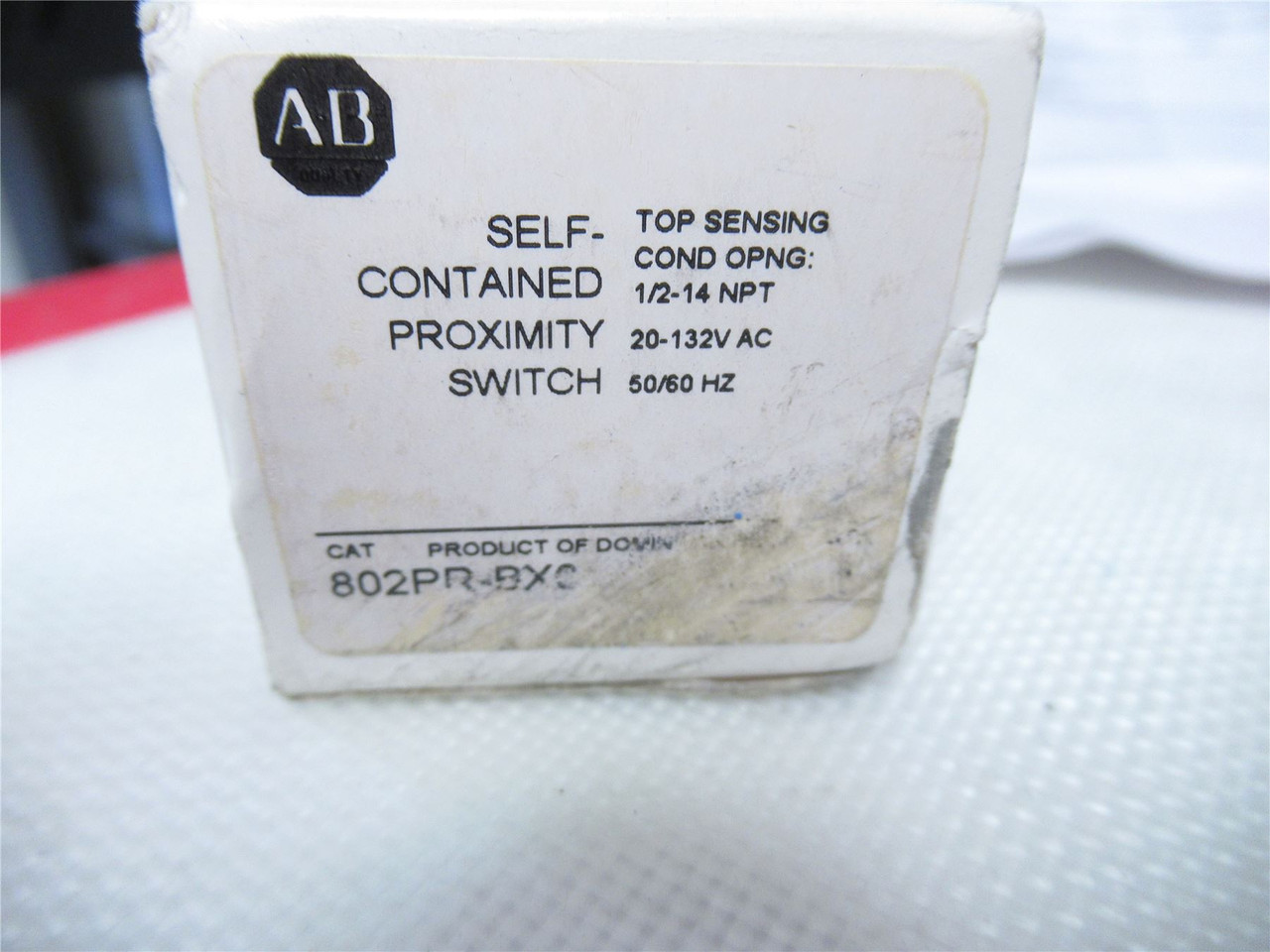 Allen-Bradley 802PR-BX01; Limit Switch Inductive Proximity