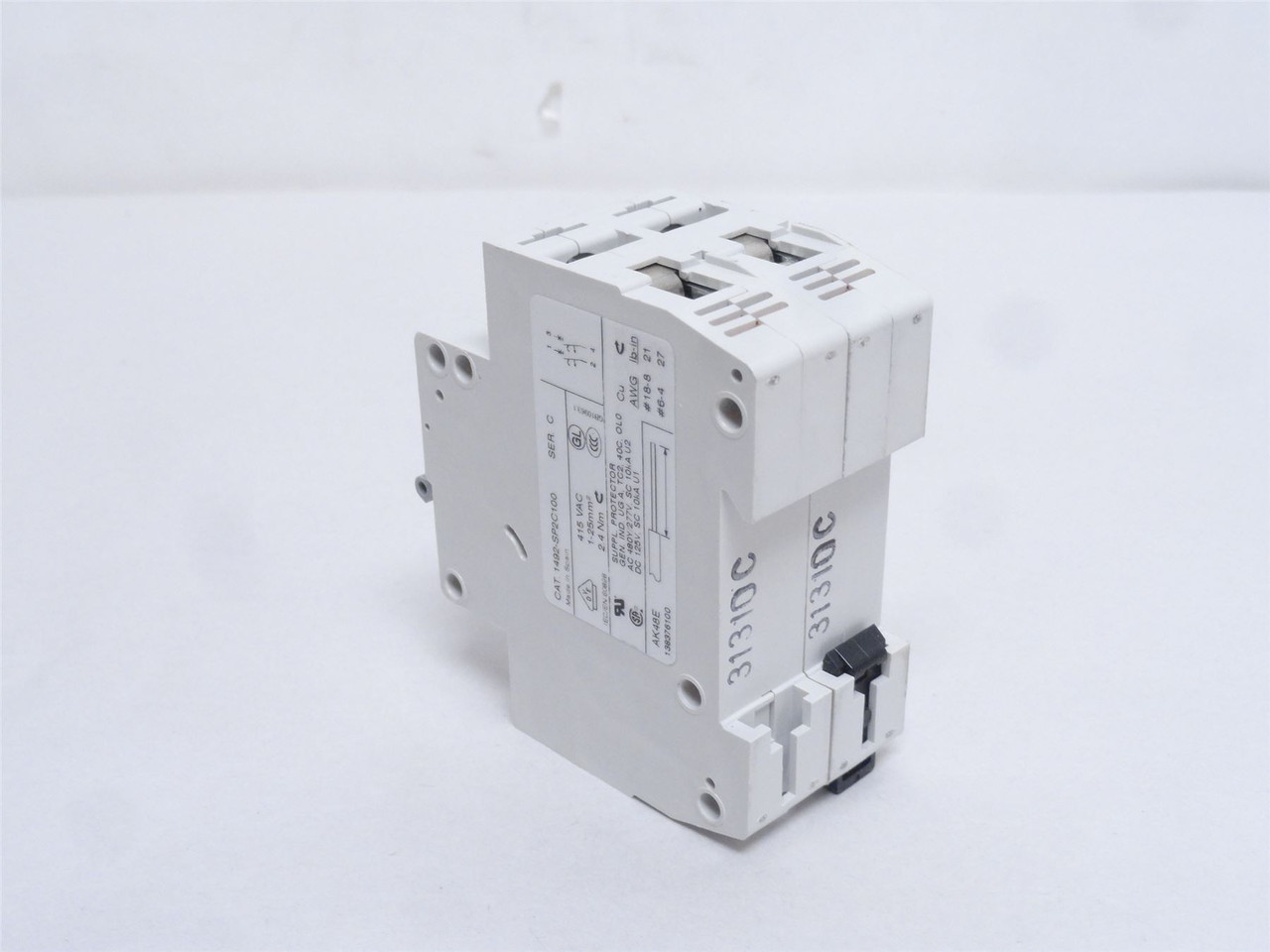 Allen-Bradley 1492-SP2C100; Circuit Breaker 10A 2P 277-480VAC
