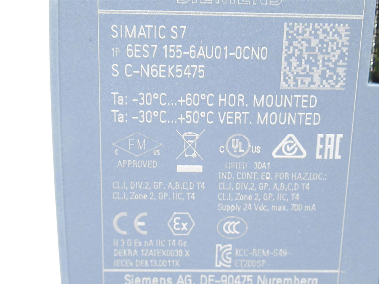 Siemens 6ES7155-6AU01-0CNO; Interface Module; 2-Port