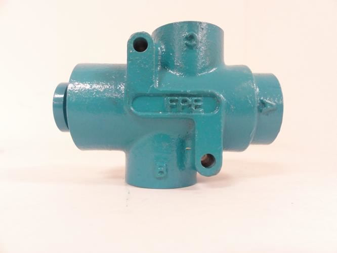 Fluid Power Energy AL0752-210; Aluminum 3-Way Thermostatic Valve 1/2"NPT