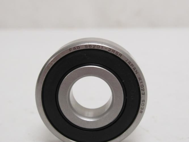 FAG S6201-2RS; Ball Bearing; 12mm ID x 32mm OD x 10mm Wide