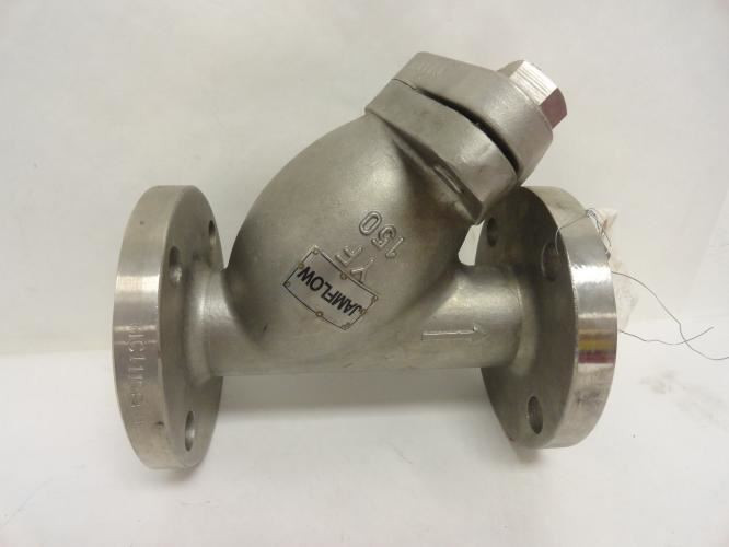 Jamflow YK33-1-1/2; Wye-Strainer Flanged; SS-316; Size 1-1/2