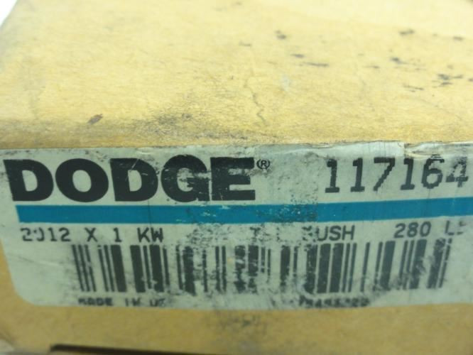 Dodge 117164; Taper-Lock Bushing; Series 2012; 1" ID
