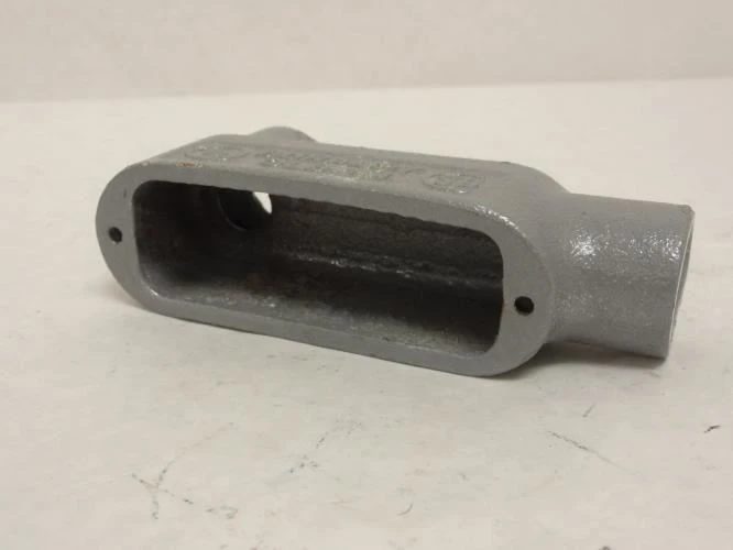 Duraloy OLB-1M; Conduit Outlet Body; Iron; 1/2" Threaded