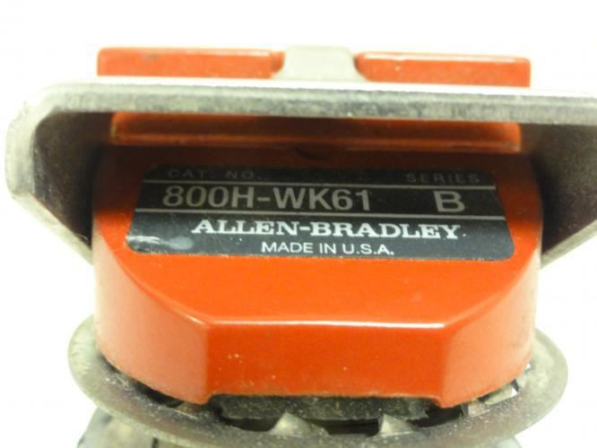 Allen-Bradley 800H-WK61; Flip Lever Operator Switch; 1-NO; 1-NC