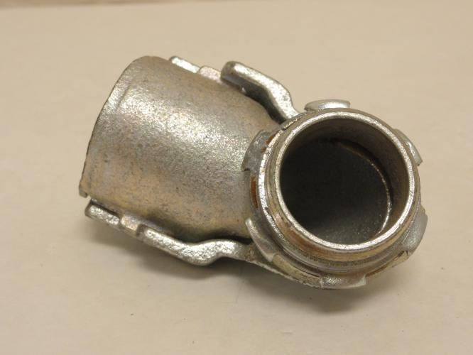 Appelton 7383; Malleable Iron; Flex Connector; 90Deg Elbow; 1"