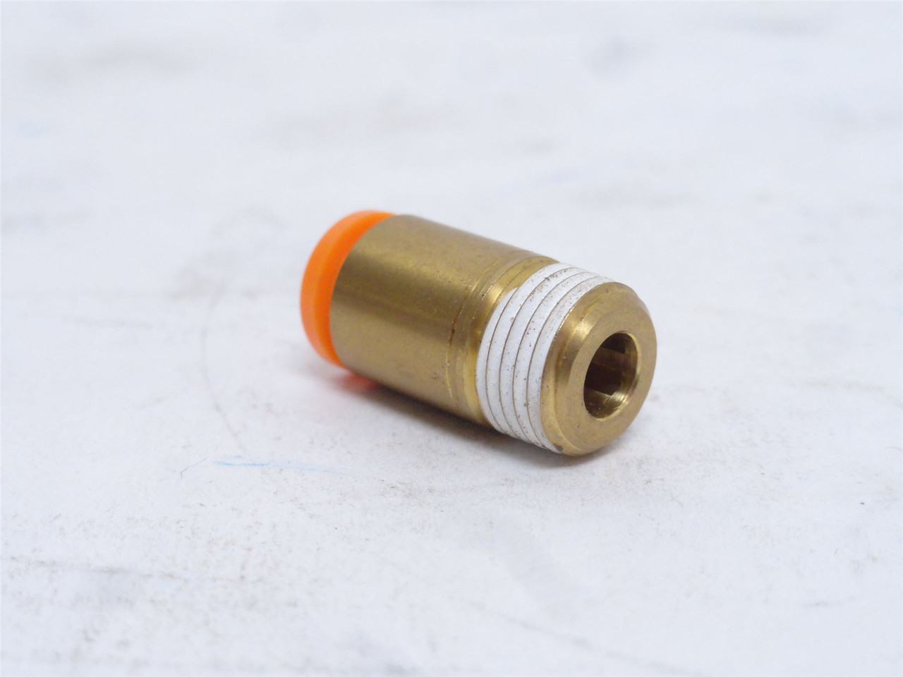 SMC KV2H07-34S; Lot-6 Straight Connectors 1/4" PTC x 1/8NPT