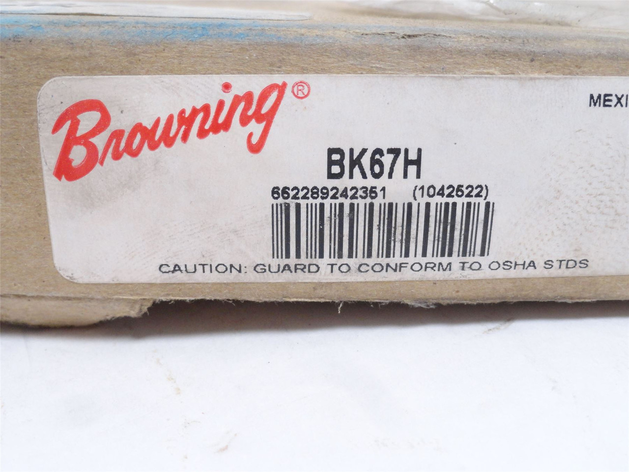 Browning BK67H; Bushed V-Belt Pulley; 1Gr; Size: 4L ;A; 5L; B