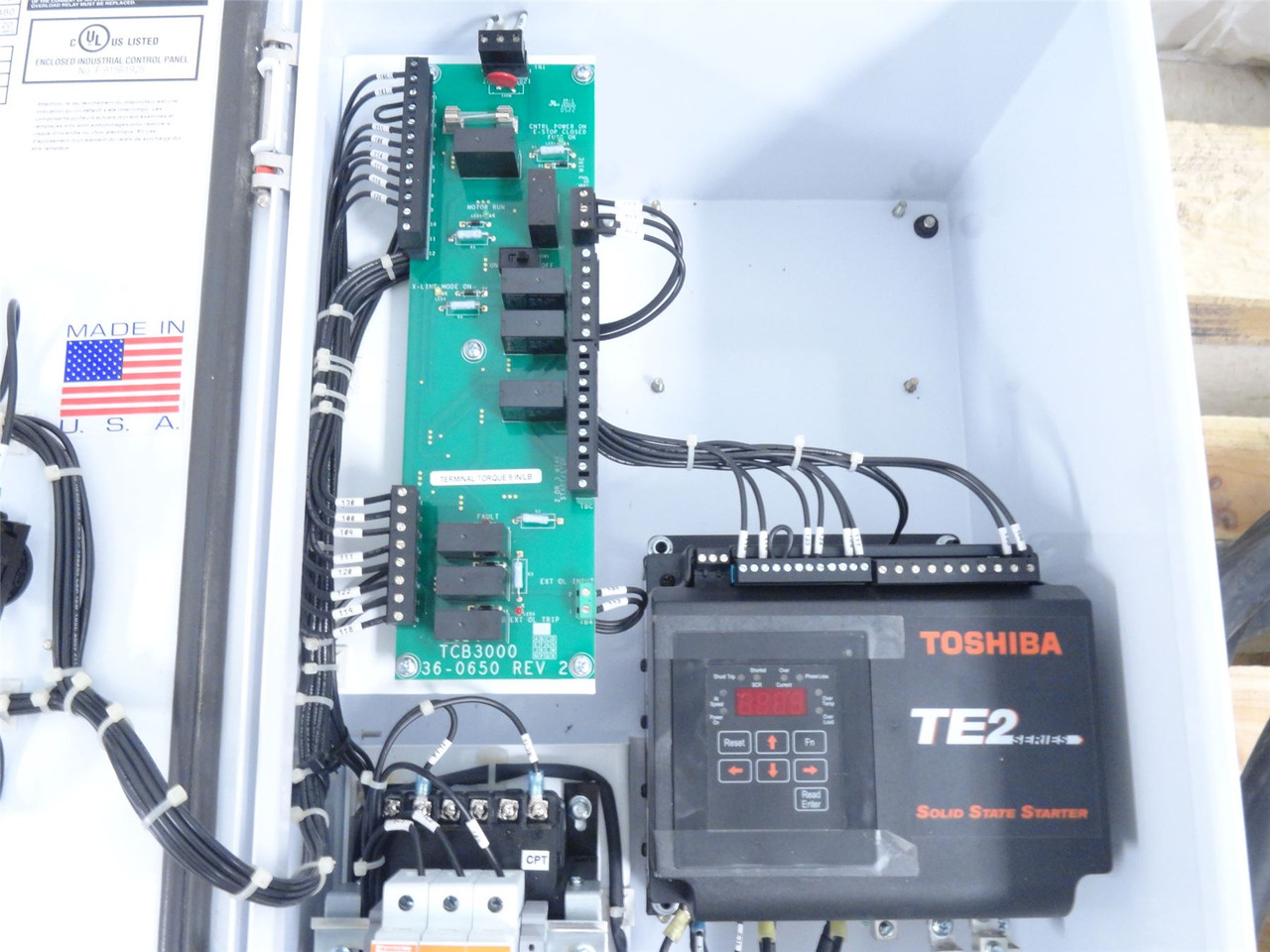 Toshiba TE-B-40-FS-4; Soft-Starter 30HP 480VAC; 42A; 3PH; 60Hz