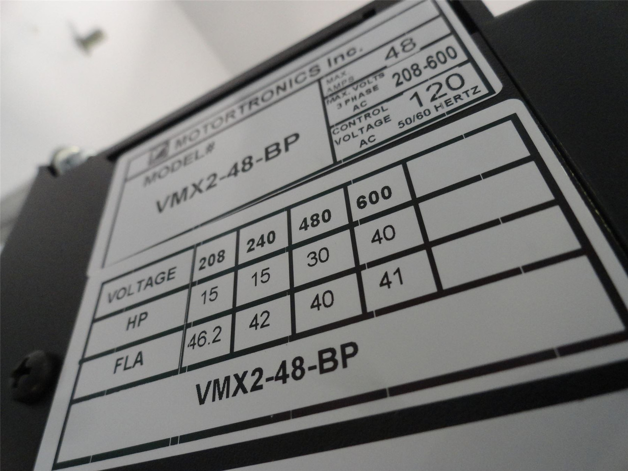 Toshiba TE-B-40-FS-4; Soft-Starter 30HP 480VAC; 42A; 3PH; 60Hz