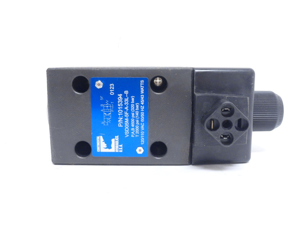 Continental Hydraulics VSD05M-5F-A-33L--B; Hydr Valve 1015394