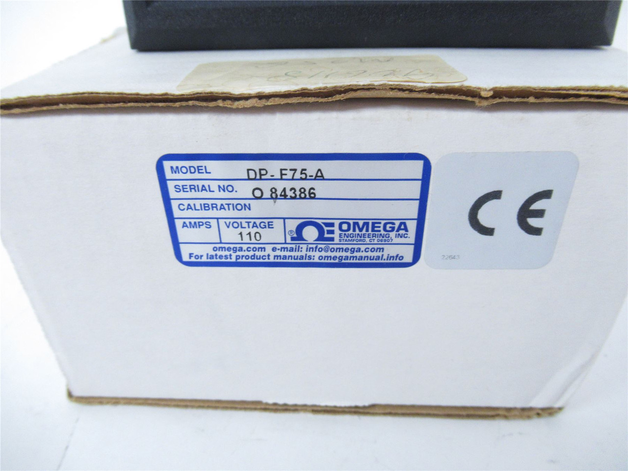Omega DP-F75-A; Rate Meter; Batch Control; 6 Digits
