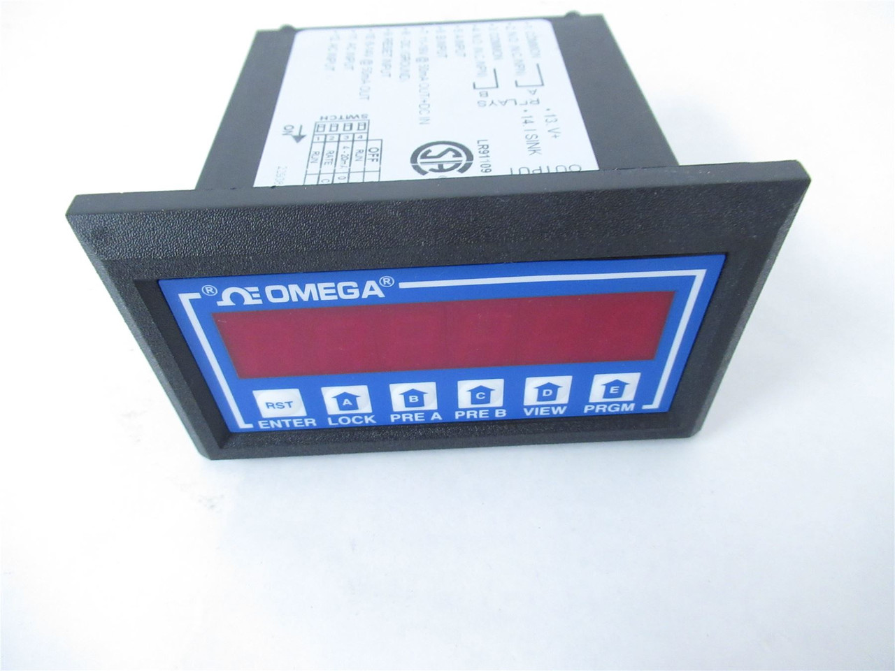 Omega DP-F75-A; Rate Meter; Batch Control; 6 Digits