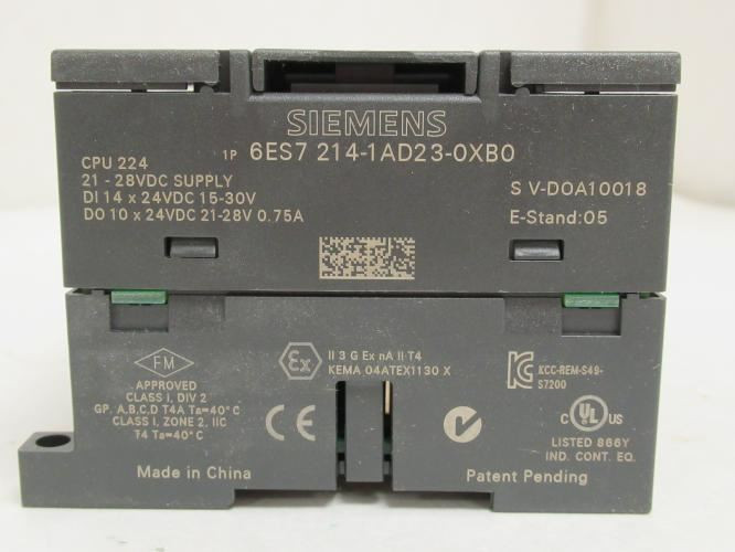 Siemens 6ES7214-1AD23-0XB0; SIMATIC S7-200; CPU 224