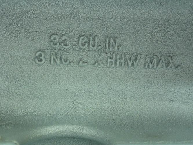 Appleton T125-M; Conduit Body; Type T; Size 1-1/4"; Form 35