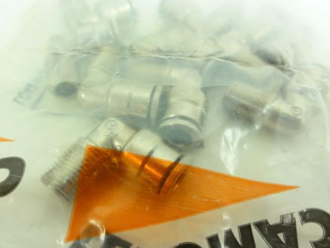 Camozzi 6500 04-02; Lot-10 Male Elbows; 1/4" Push-In x 1/8" NPT