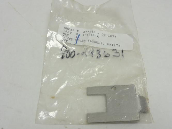 MFG- 5-6161-A; Lower Chute Cover